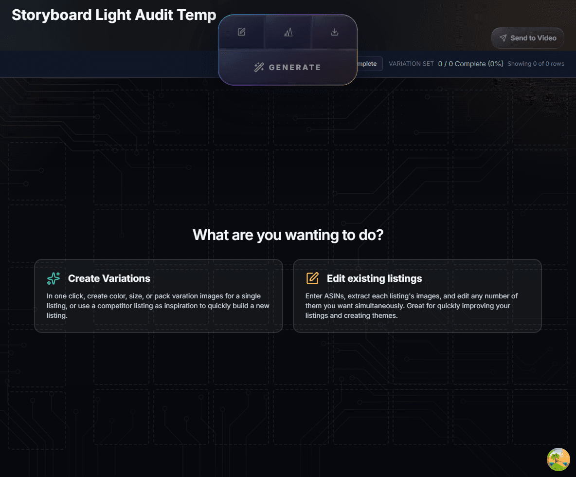 Genrupt variations workflow from a real project